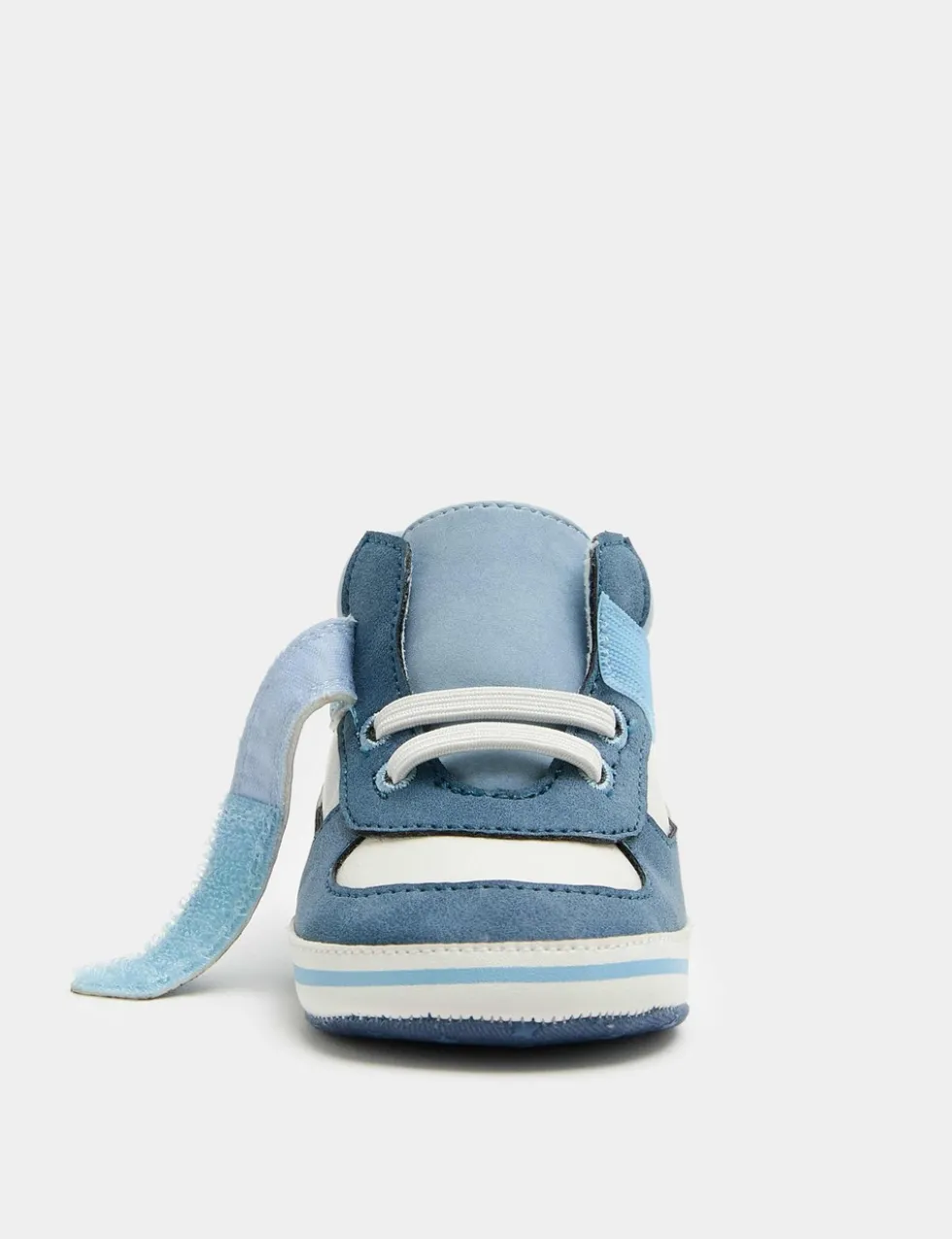Baby Riptape High Top Trainer Pram Shoes (0-18 Mths)