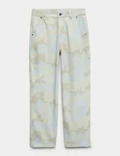 Baggy Fit Denim Camouflage Jeans (2-16 Yrs)