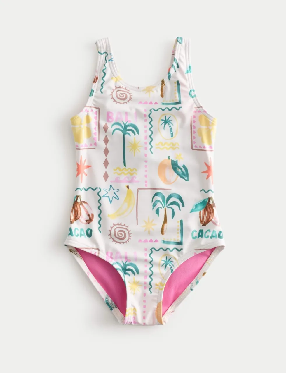 Bali Print Swimsuit (2-8 Yrs)
