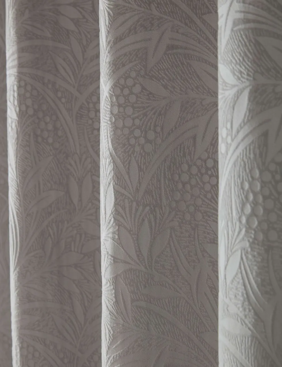 Barley Embossed Eyelet Curtains