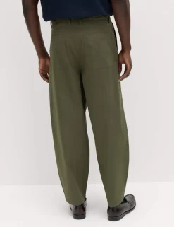Barrel Fit Trousers