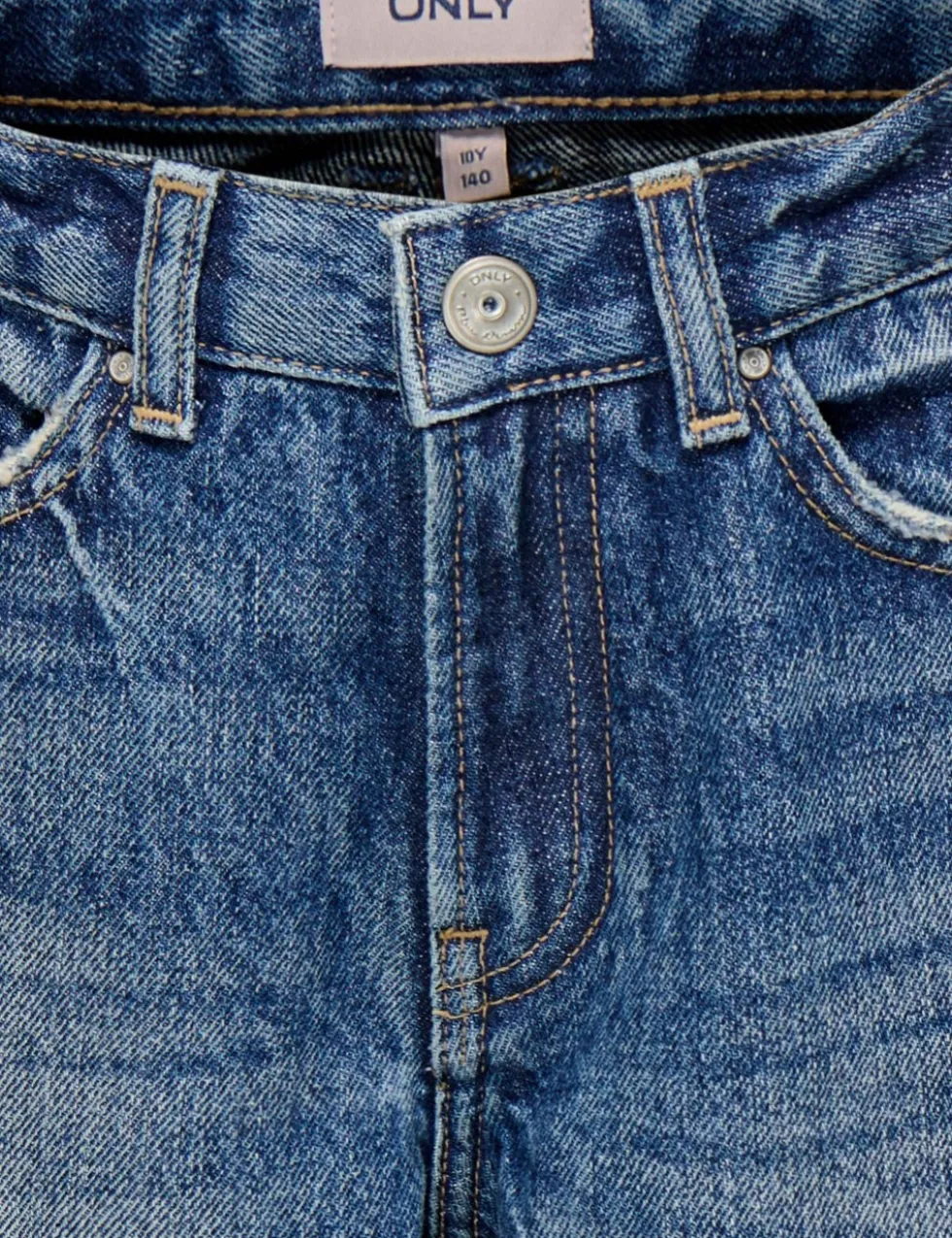 Barrel Leg Pure Cotton Jeans (8-14 Yrs)