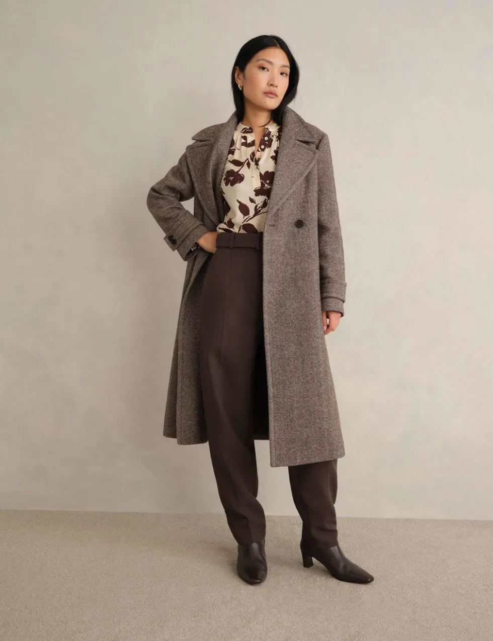 Barrel Leg Trousers