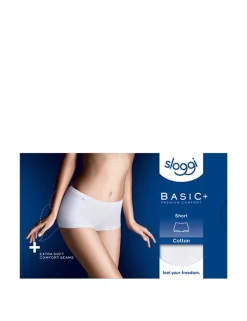 Basic+ Cotton Rich High Waisted Shorts