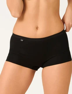 Basic+ Cotton Rich High Waisted Shorts