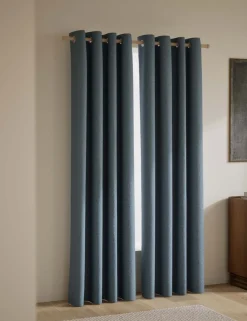 Basketweave Eyelet Curtains
