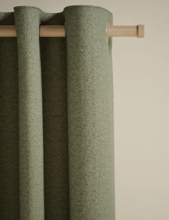 Basketweave Eyelet Curtains