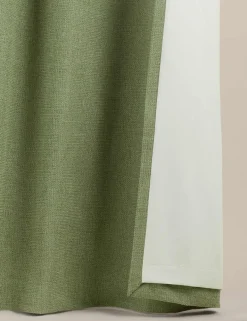 Basketweave Eyelet Curtains