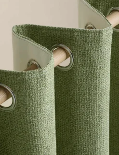 Basketweave Eyelet Curtains