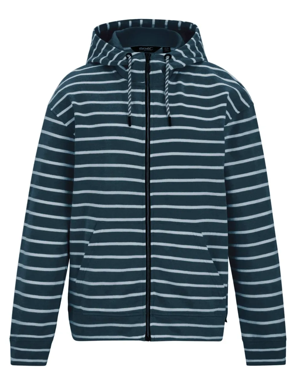 Bayletta Cotton Rich Striped Zip Up Hoodie