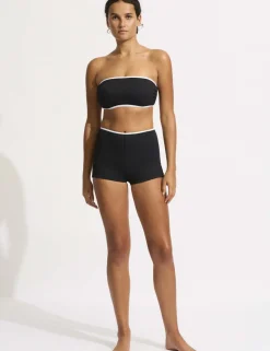 Beach Bound High Waisted Swim Shorts
