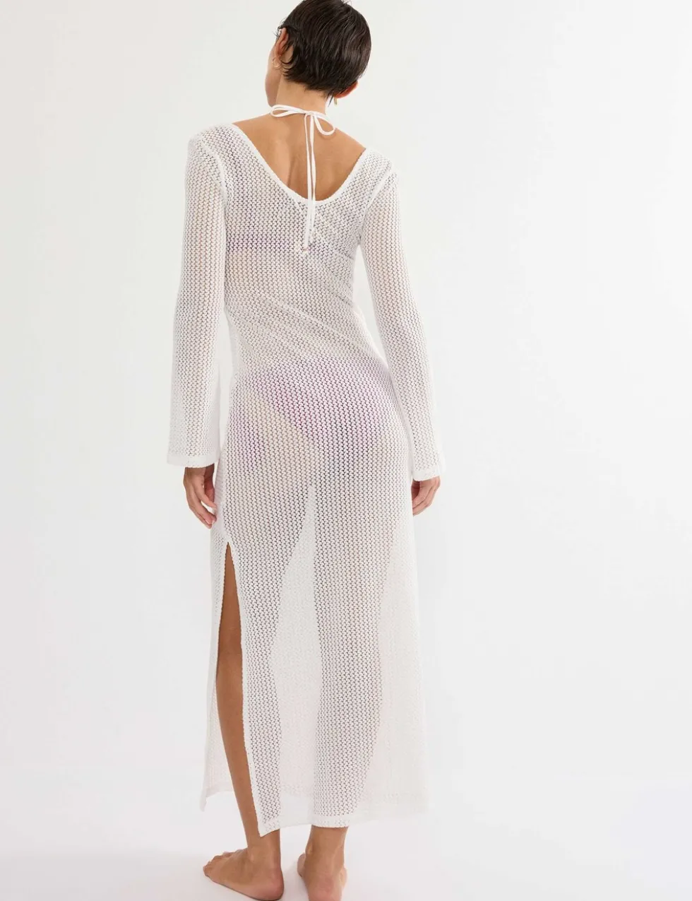 Beach MyWear Knitted V-Neck Maxi Beach Dress