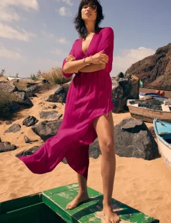 Beach MyWear V-Neck Maxi Kaftan Beach Dress