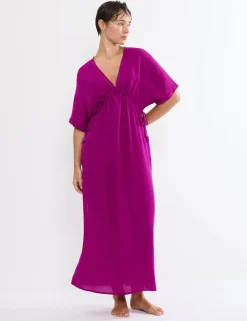 Beach MyWear V-Neck Maxi Kaftan Beach Dress