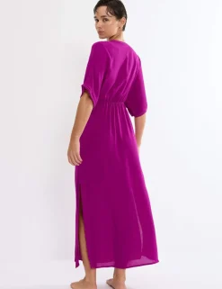 Beach MyWear V-Neck Maxi Kaftan Beach Dress