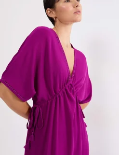 Beach MyWear V-Neck Maxi Kaftan Beach Dress