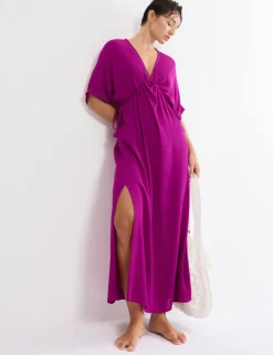 Beach MyWear V-Neck Maxi Kaftan Beach Dress