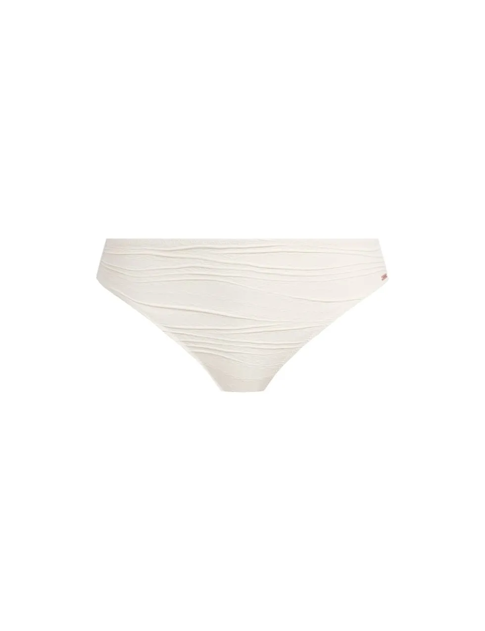 Beach Waves Textured High Leg Bikini Bottoms