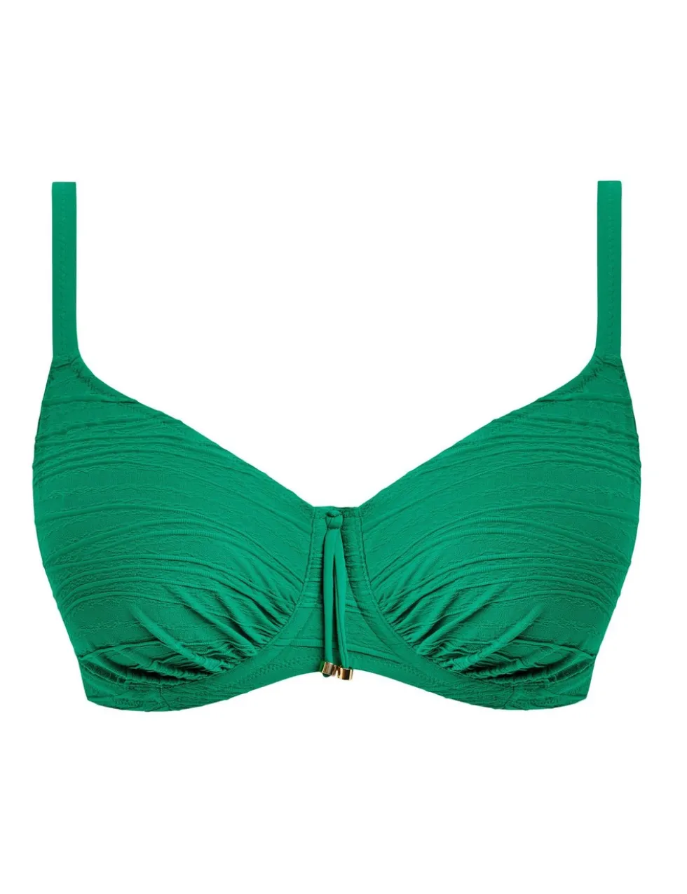 Beach Waves Textured Wired Bikini Top (D-H)