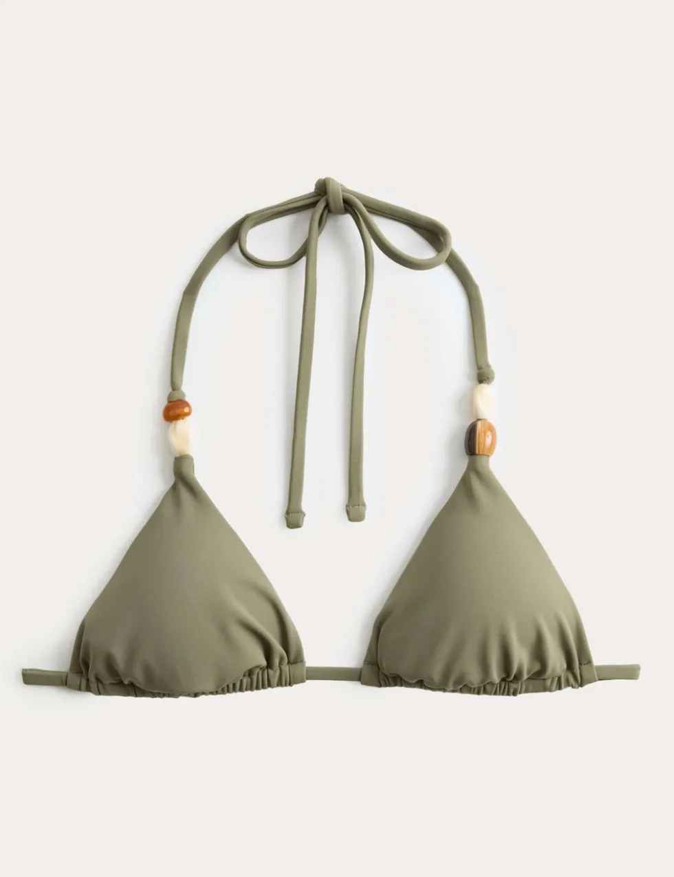Beaded Triangle Bikini Top