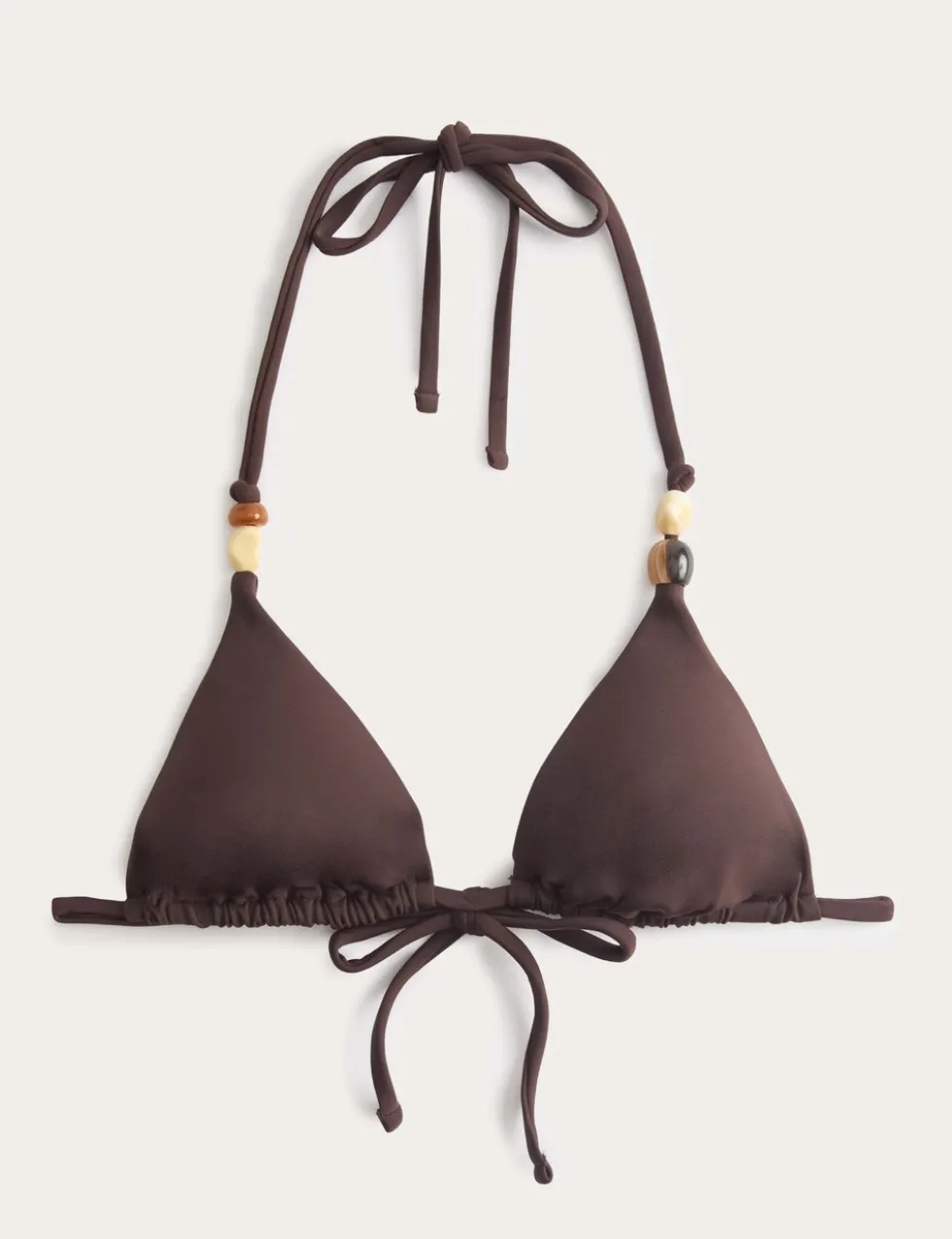 Beaded Triangle Bikini Top