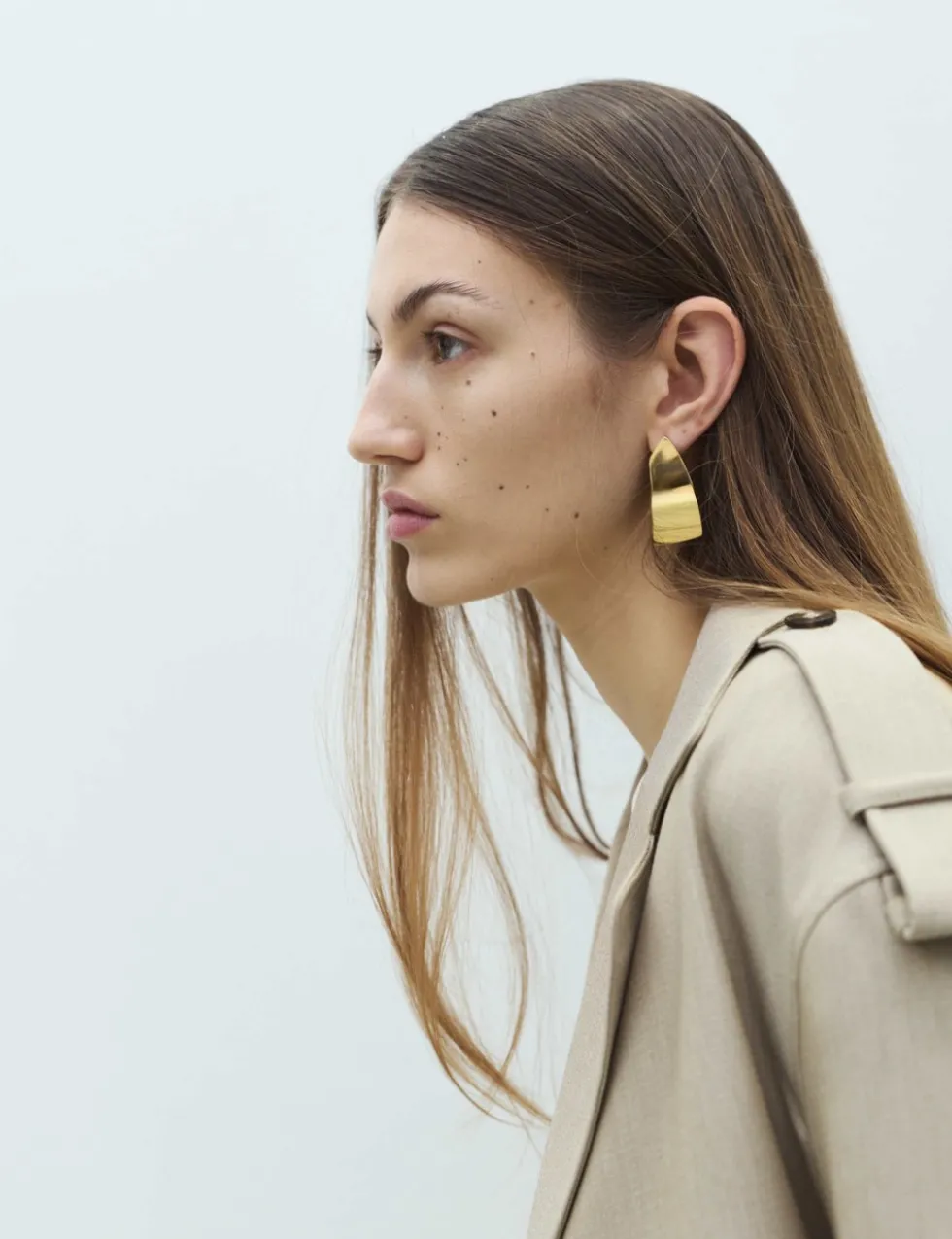 Belted Double Breasted Short Trench Coat
