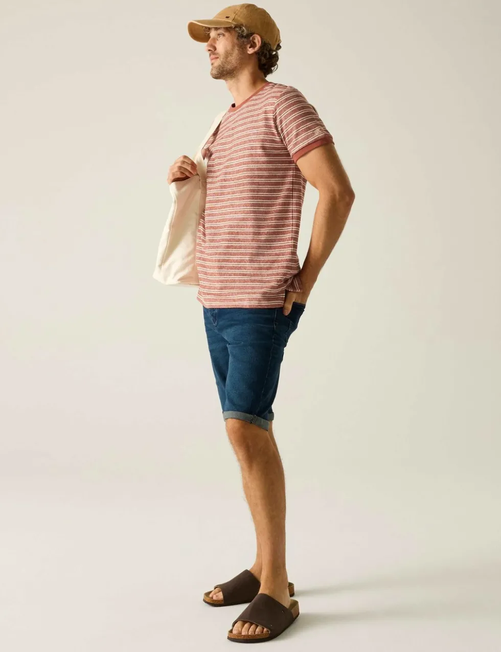 Benlin Pure Cotton Striped T-Shirt