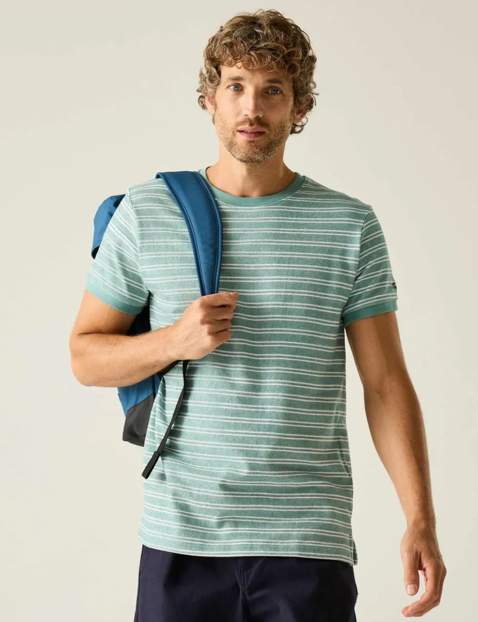 Benlin Pure Cotton Striped T-Shirt