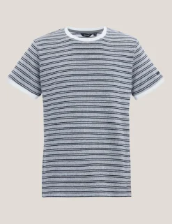 Benlin Pure Cotton Striped T-Shirt