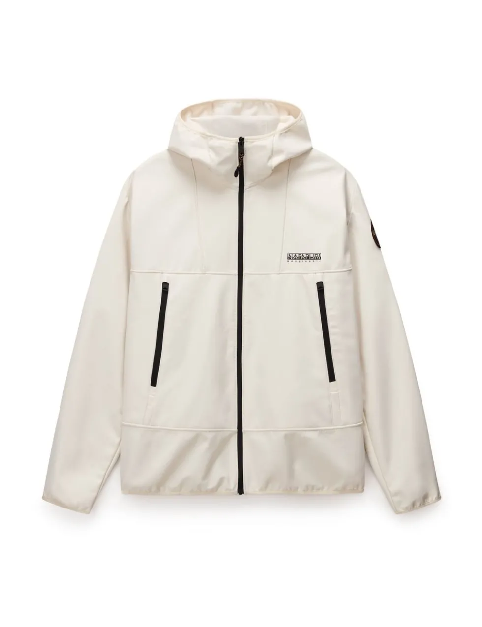 Biois Hooded Funnel Neck Sports Jacket