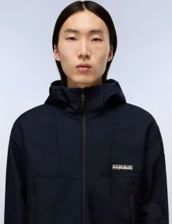 Biois Hooded Funnel Neck Sports Jacket