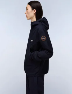 Biois Hooded Funnel Neck Sports Jacket