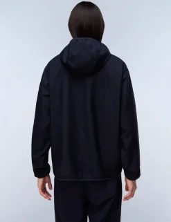 Biois Hooded Funnel Neck Sports Jacket