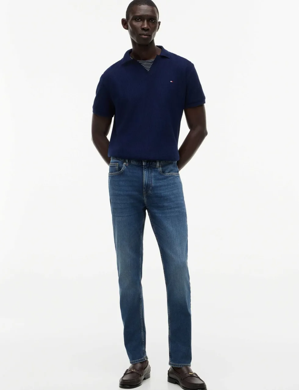 Bleecker Slim Fit 5 Pocket Jeans