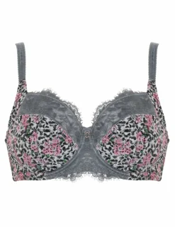 Bliss Floral Wired Side Support Full Cup Bra (D-J)