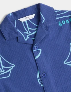 Boat Graphic Revere Short Pyjamas (1-8 Yrs)