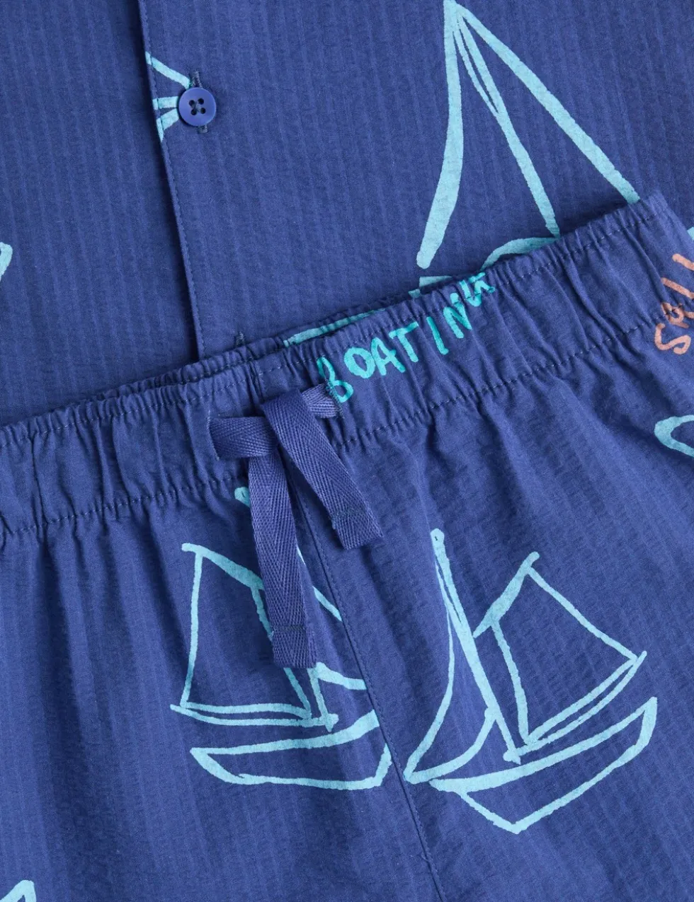 Boat Graphic Revere Short Pyjamas (1-8 Yrs)
