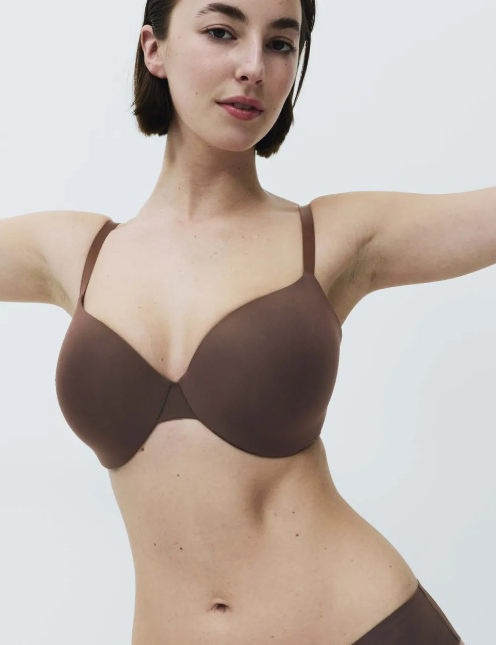 Body Invisibles™ Padded Wired Demi Cup Bra (F+)