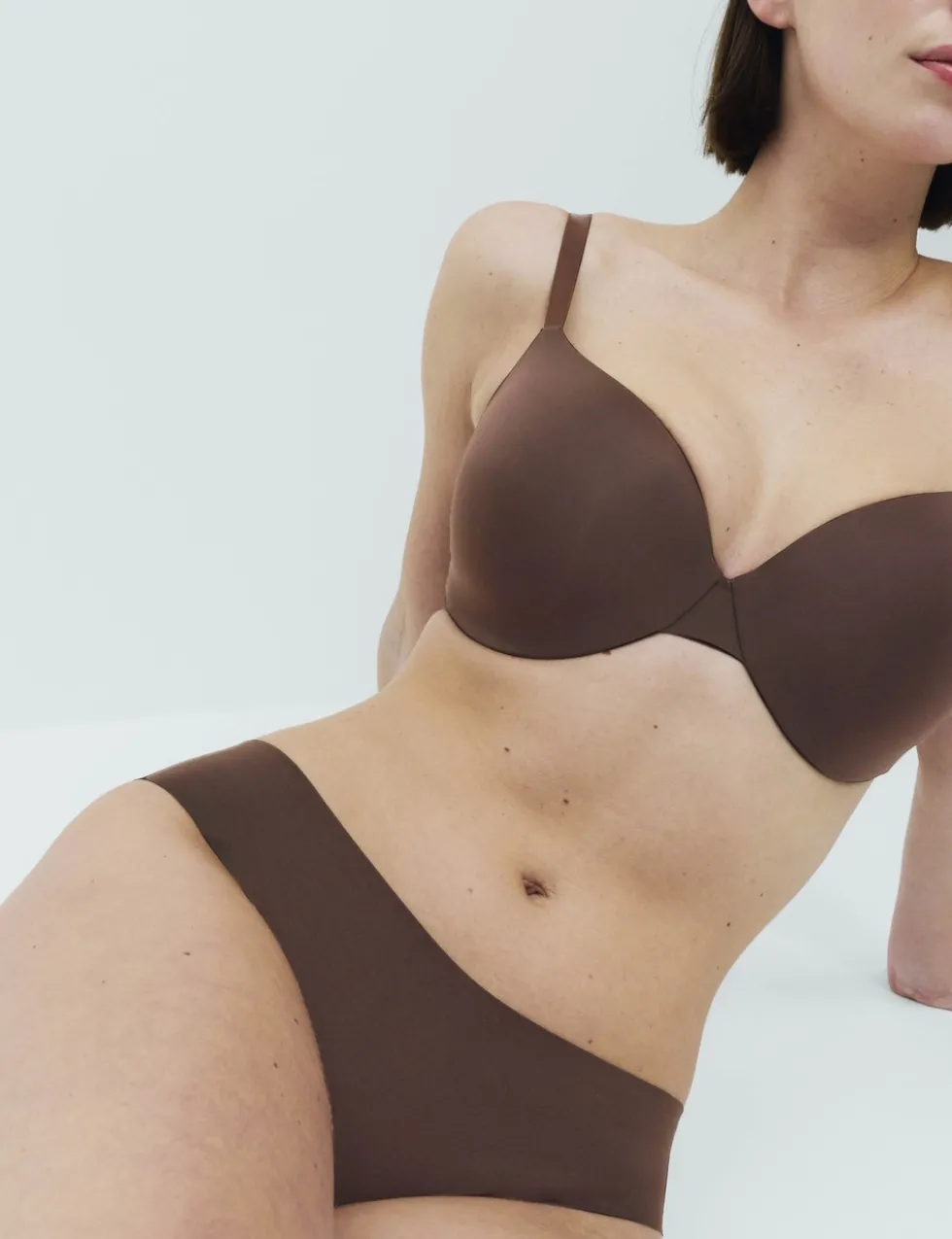 Body Invisibles™ Padded Wired Demi Cup Bra (F+)