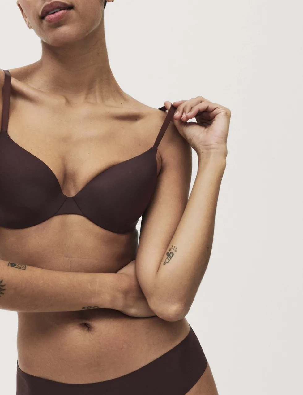 Body Invisibles™ Padded Wired Demi Cup Bra (A–E)