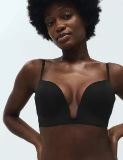 Body Invisibles Wired Push Up Plunge Bra (A-E)