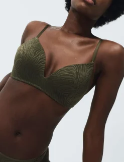 Body Lace Non Wired Plunge Bra (A-E)