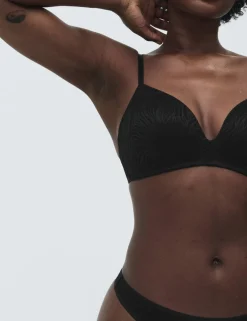 Body Lace Non Wired Plunge Bra (A-E)
