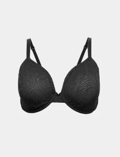Body Lace Wired Demi Cup Bra (F+)