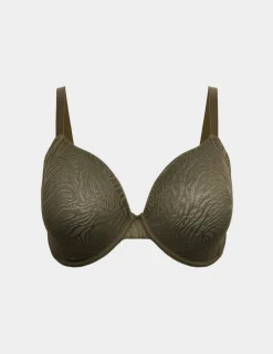 Body Lace Wired Demi Cup Bra (F+)