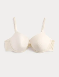 Body Lace Wired Demi Cup Bra (A-E)