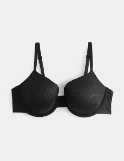 Body Lace Wired Demi Cup Bra (A-E)
