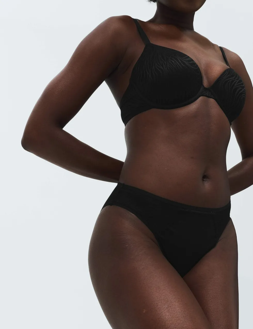 Body Lace Wired Demi Cup Bra (A-E)