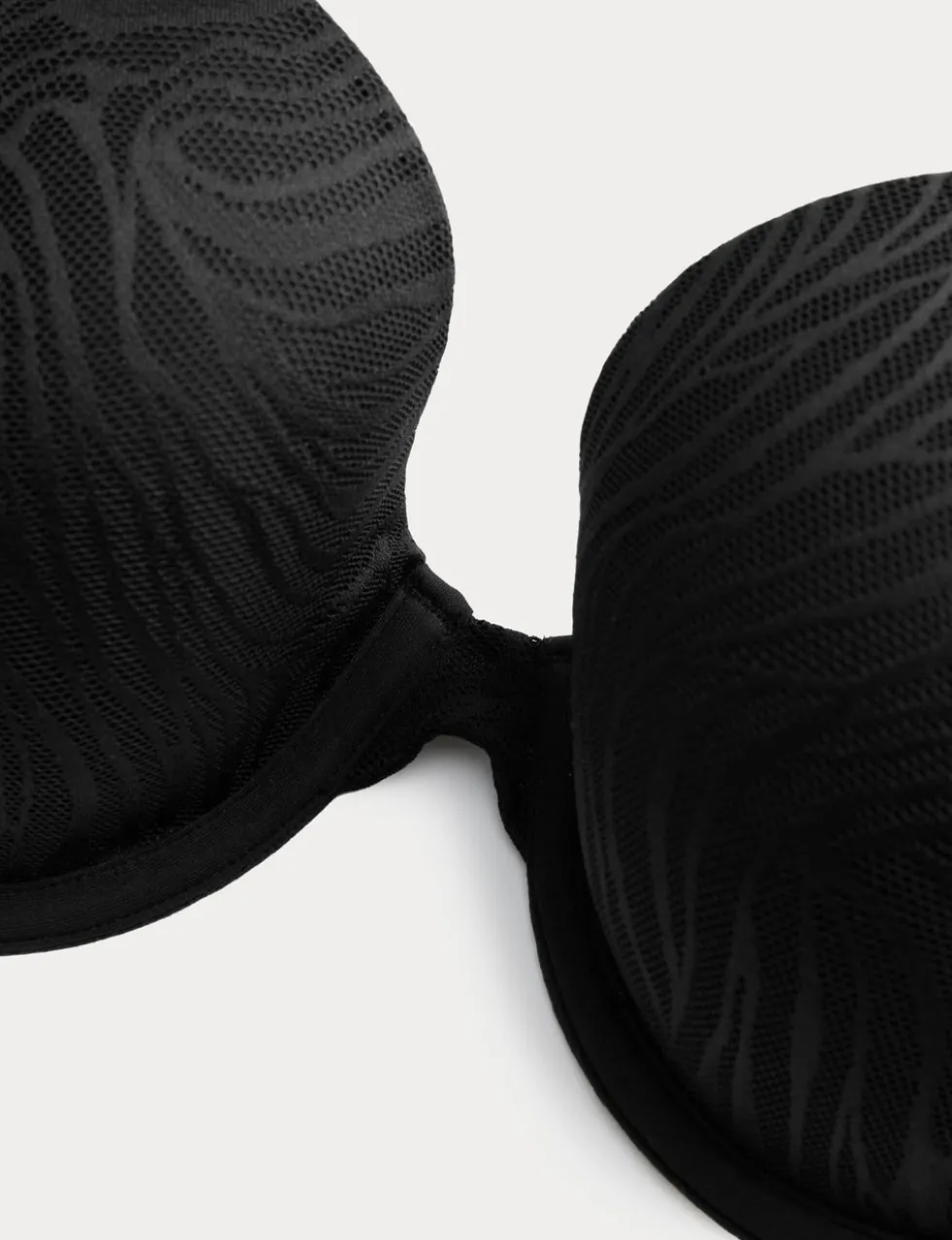 Body Lace Wired Demi Cup Bra (A-E)