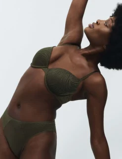 Body Lace Wired Demi Cup Bra (A-E)